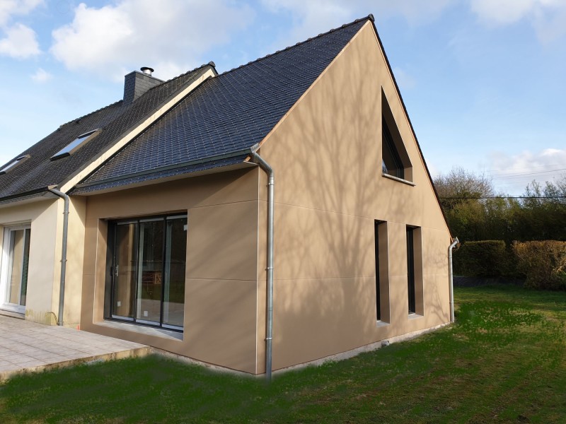 Réalisation d'extension de maison près de Saint-Pierre-de-Manneville