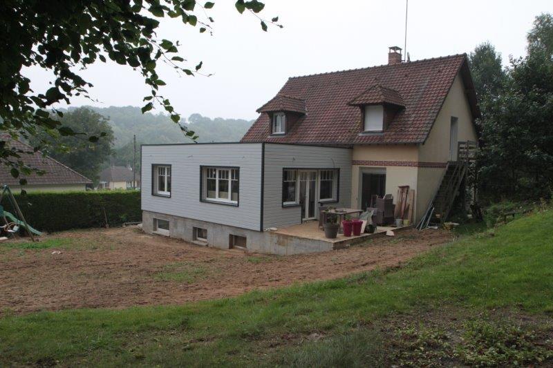 Réalisation d'extension de maison près de Saint-Nicolas-d'Aliermont