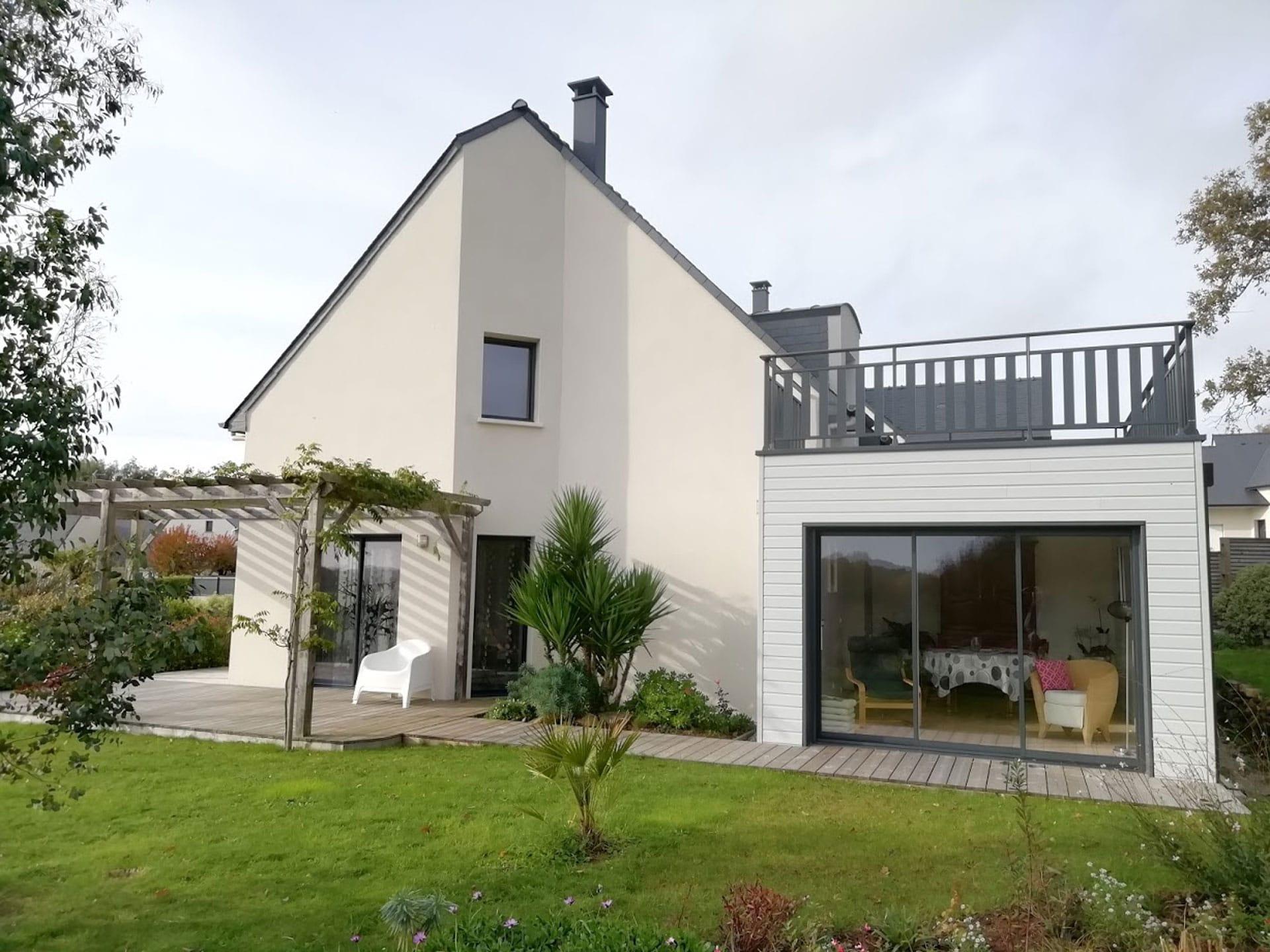 Réalisation d'extension de maison près de Darnétal