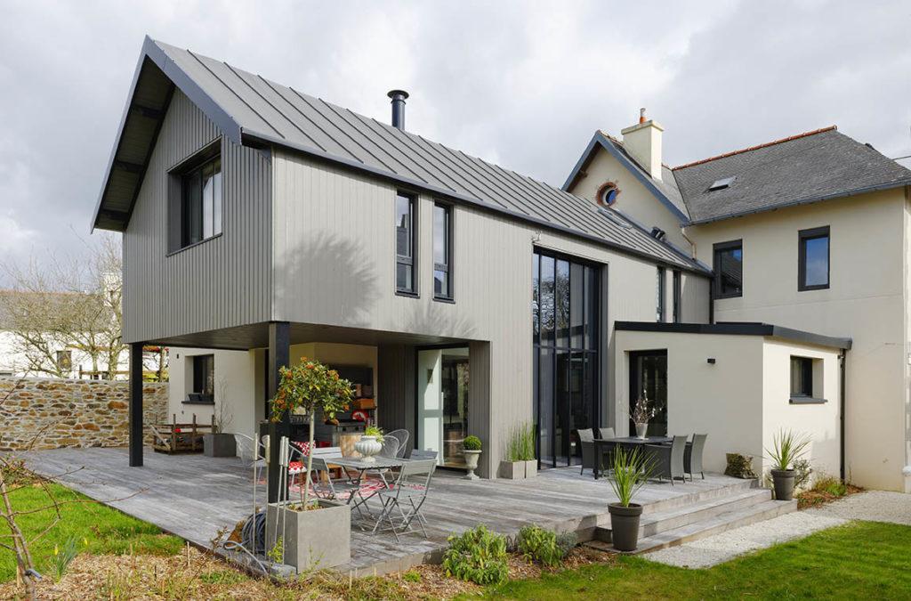 Réalisation d'extension de maison près de Saint-Valery-en-Caux