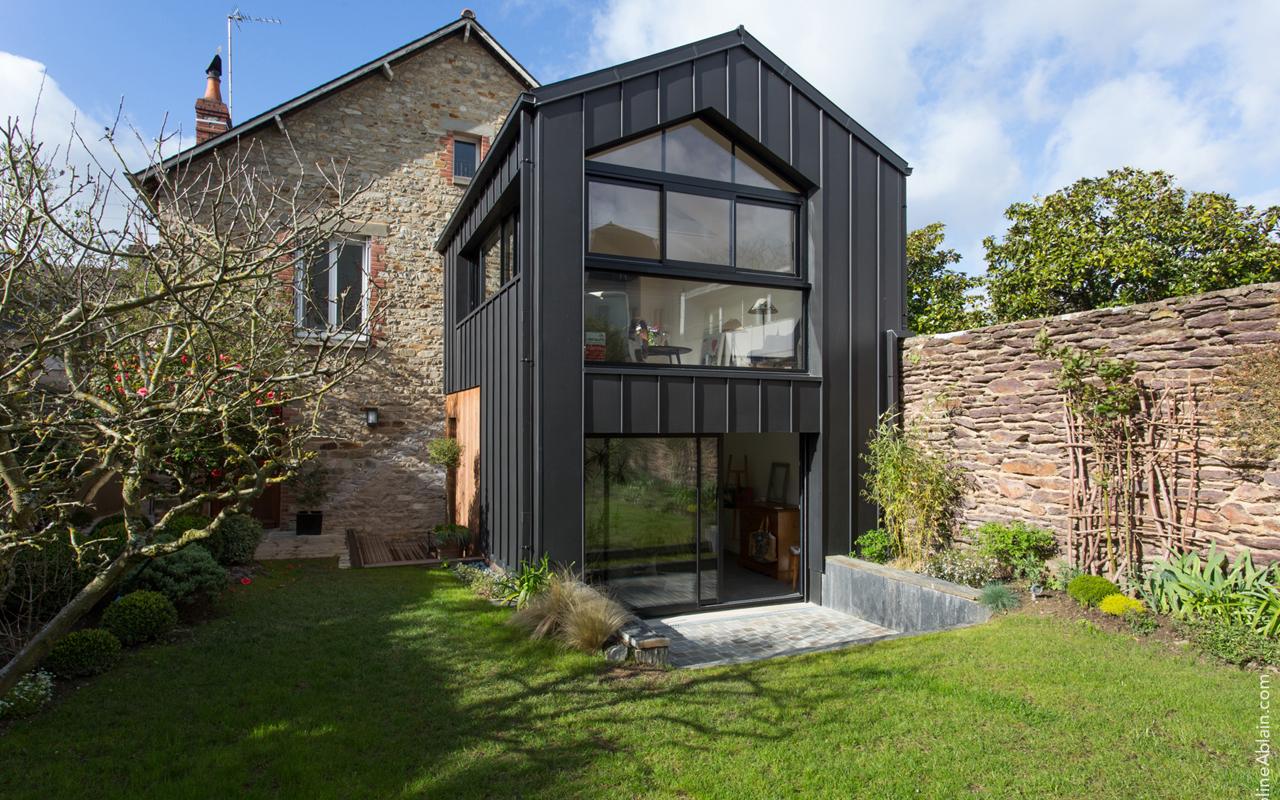 Réalisation d'extension de maison près de Mont-Saint-Aignan