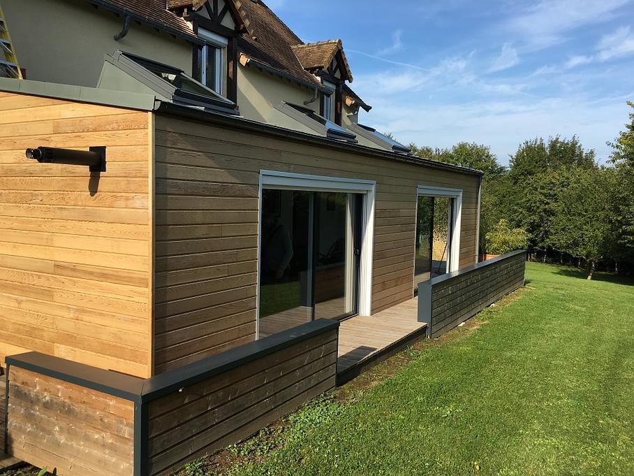 Réalisation d'extension de maison près de Blangy-sur-Bresle