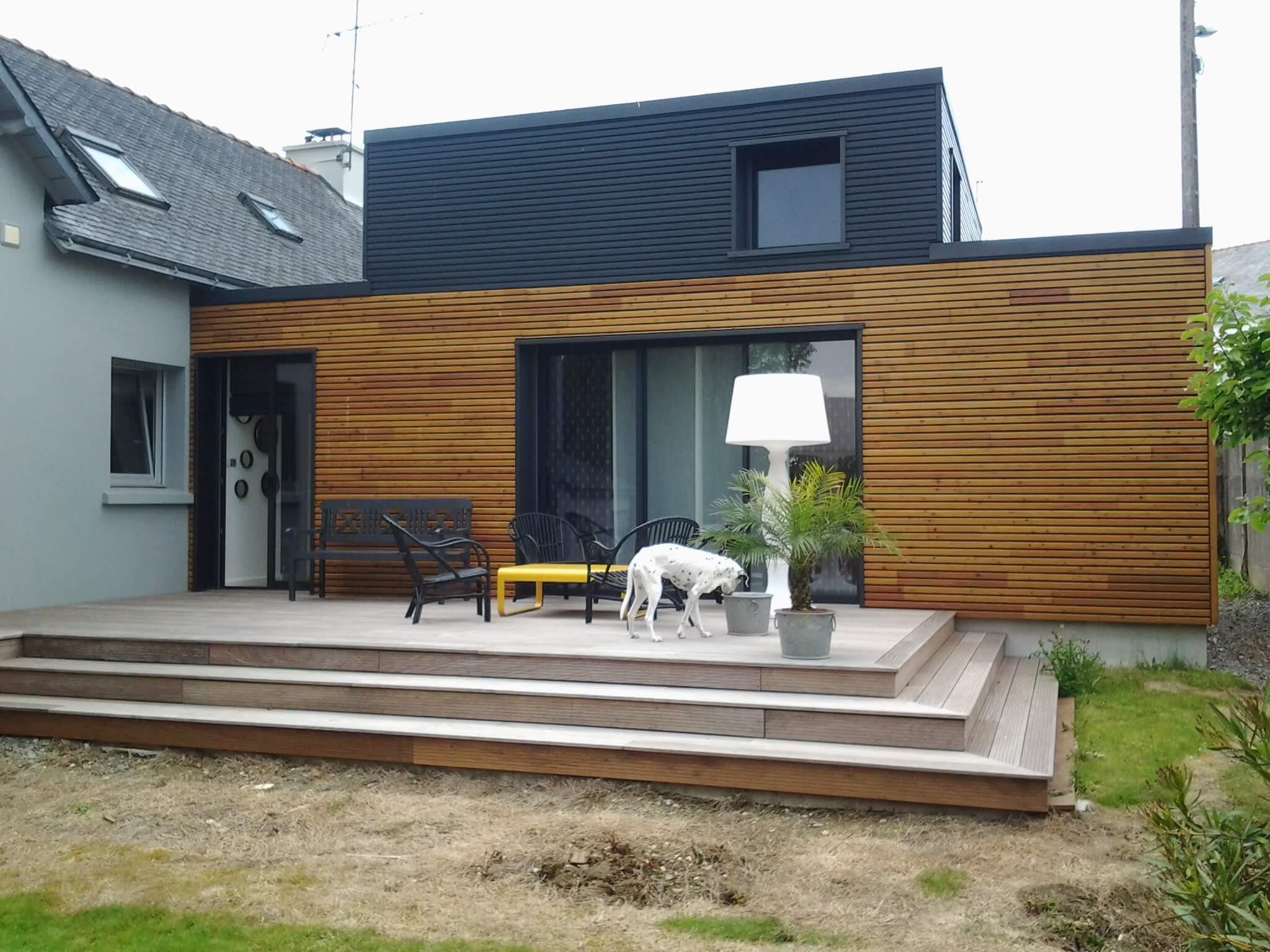 Réalisation d'extension de maison près de Saint-Valery-en-Caux