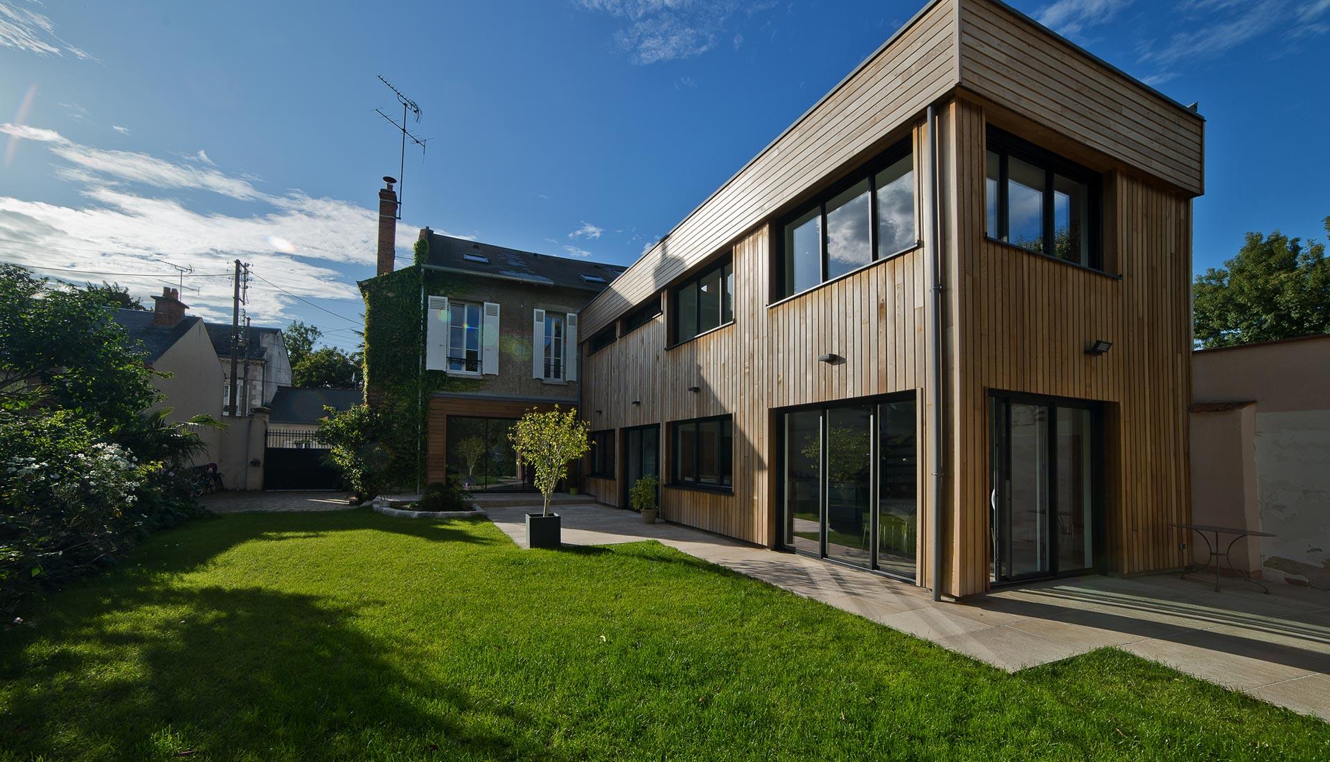 Réalisation d'extension de maison près de Fontaine-la-Mallet