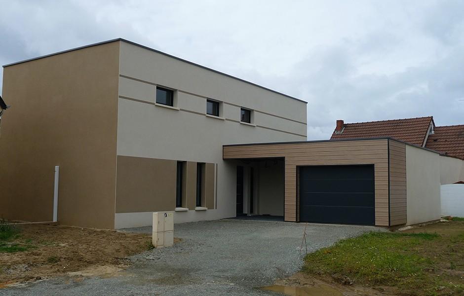 Réalisation d'extension de maison près de Hénouville