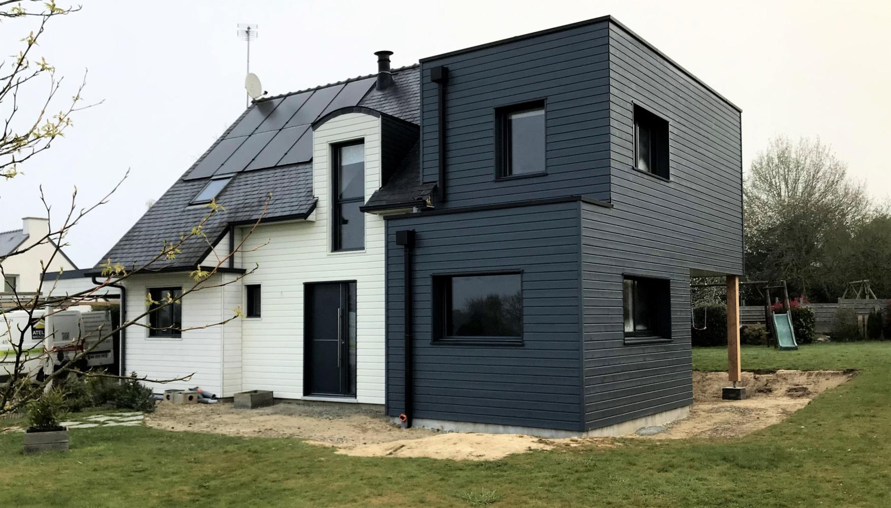 Réalisation d'extension de maison près de Barentin