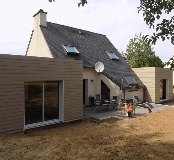 Extension de maison de 30 m2 à Saint-Léger-du-Bourg-Denis