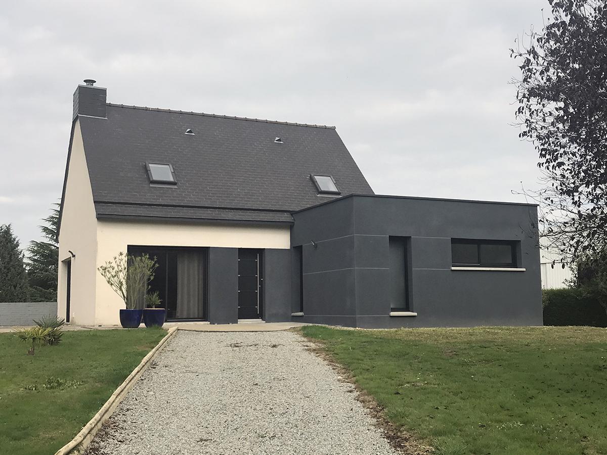 Réalisation d'extension de maison près de Montivilliers